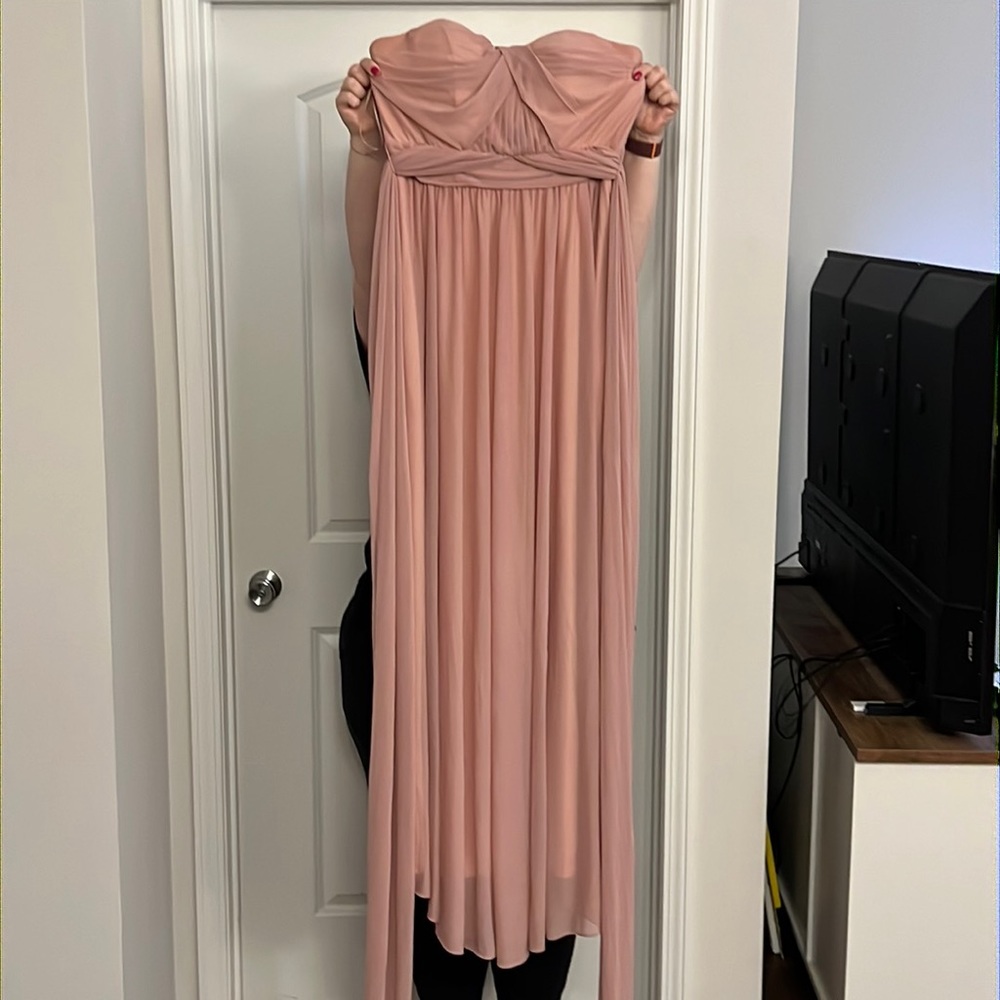 Birdy Grey convertible pink Chiffon Dress